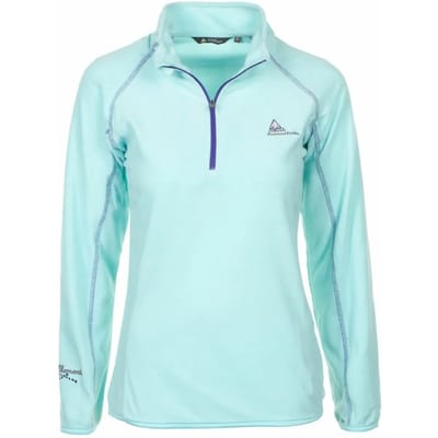 Microfleece sweatshirt met halve rits voor meisjes Peak Mountain Gafine