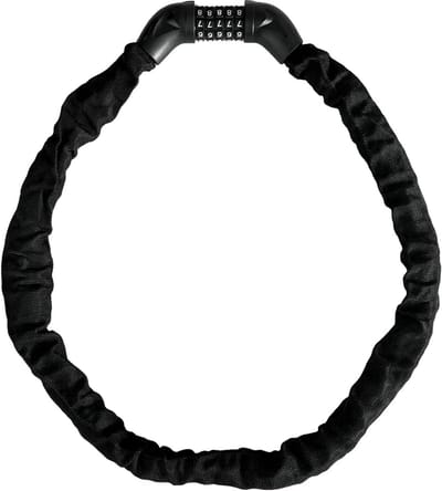 Fietsslot Cijferslot - Kettingslot Code - Fiets Beveiligen - 5-Cijferige Code - 120 cm Lengte - Zwart