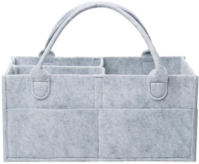 Luiertas - Luieropbergdoos - Opbergtas - Luieropbergdoos - Mama Tas - grijs 33×23×18cm