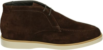 Giorgio - HE56414 - Vrije tijd half-hoogHeren veterschoenHeren sneakers - Kleur: Bruin - Maat: 46