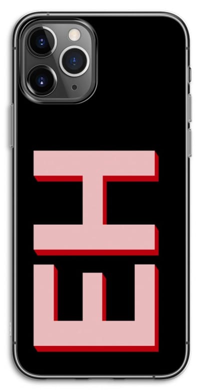 Gepersonaliseerd - Case Company® - Hoesje geschikt voor iPhone 11 Pro hoesje - Monogram - Soft Cover Telefoonhoesje - Bescherming aan alle Kanten en Schermrand