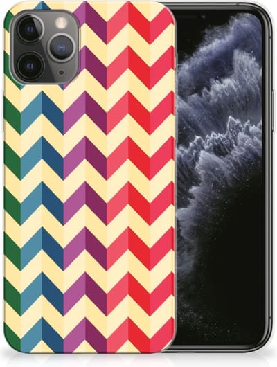 Apple iPhone 11 Pro TPU bumper Zigzag Multi Color