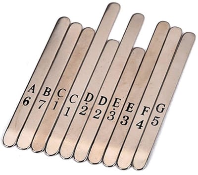 Store_7 - Musical Steel Keys - Vervangtoetsen Kalimba - Duurzaam materiaal - 10-noot Kalimba - Eenvoudig te installeren en leren - Geschikt voor mu...