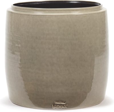 Serax - Glazed shades - Bloempot S - Grijs - 30 Ø