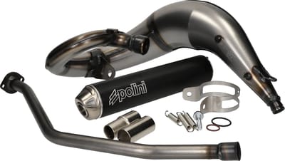 Pot d échappement Polini pour Moto Vent 200.0415 / For Race Neuf
