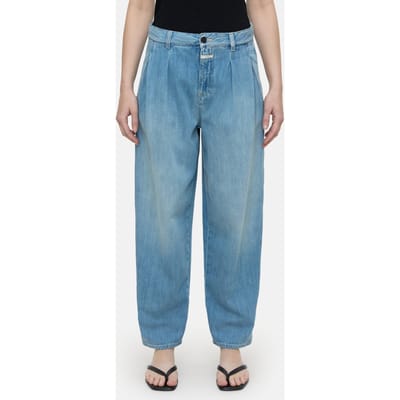 Closed Ruthy Light Blue Maat: W25L32 | Wijde Broeken Outlet | Dames | Blauw