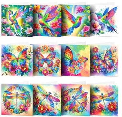 Creatieve Diamantschilderij Wenskaarten voor Feestdagen en Speciale Gelegenheden
