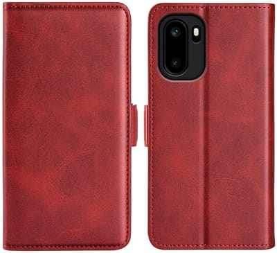 MobyDefend Hoesje - Geschikt voor OnePlus 15R - Luxe Wallet Book Case (Sluiting Zijkant) - Rood
