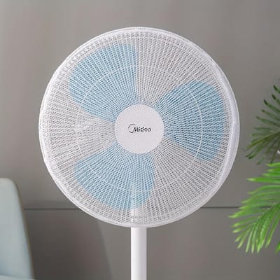 Housse Anti-poussière Amovible pour Ventilateurs - Filet avec Protection pour Doigts, Améliore la Qualité de l'Air pour les Ventilateurs dans les Maisons et les Bureaux