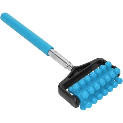 Rugmassage Roller Stick Mannen Vrouwen Huishoudelijk Telescopische Roller Massager hemelsblauwe kleur