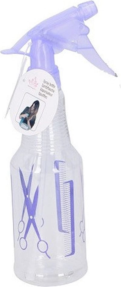 Waterverstuiver/spuitfles - 500 ml - lila paars - Plantenspuiten - Kappersspuiten - kunststof
