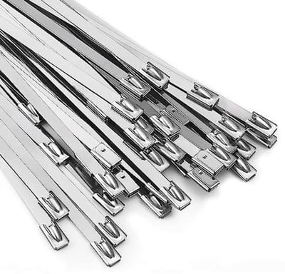 Heavy Duty Metalen Ritsbanden 11,8 inch – 100 Stuks voor Diverse Toepassingen