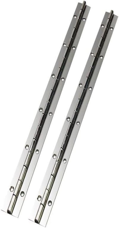 Roestvrijstalen Lange Scharnier 300 x 25 x 1mm voor Piano's, Kasten, Deuren en Raampanelen