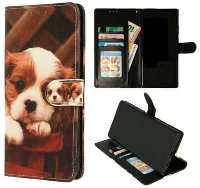 Casemania - Geschikt voor - Samsung Galaxy A56/36 TPU Bookcase - Puppy