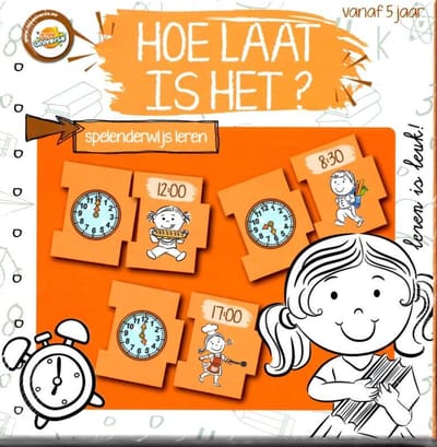 Toy Universe Hoe laat is het spel - Educatieve puzzel om klok te leren kijken