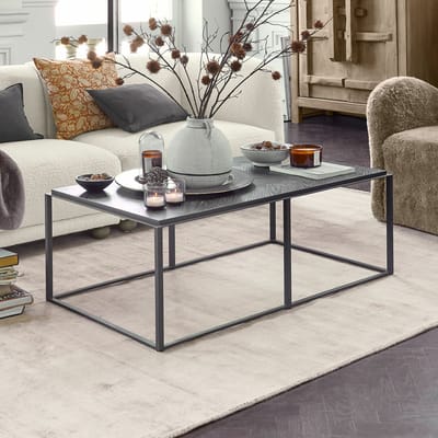LOBERON Salontafel Lumesto zwart