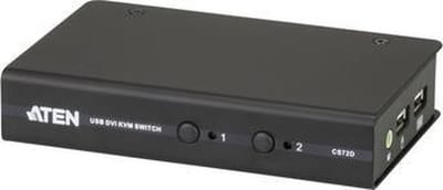 ATEN CS72D KVM Switch DVI, USB, Audio, 2-Poorts