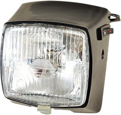 Optique avant Teknix pour Mobylette Peugeot 50 103 Vogue 2004 à 2018 noir Neuf