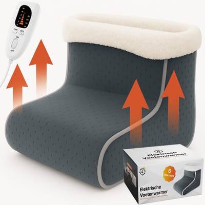 Twenty4seven® Elektrische Voetenwarmer met Timer - Voetverwarmer Electrisch & USB - 6 Warmtestanden - Verwarmde Voetenzak met Overhittingsbeveiliging