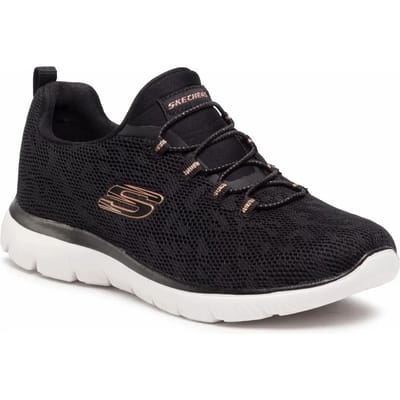 Skechers Skechers Summit Leopard Spot Sneakers zwart