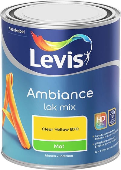 Levis - Ambiance Lak Mat Mix - Clear Yellow B70 - Mengverf - 1 L