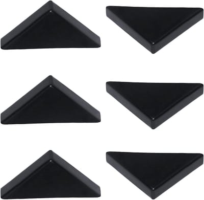8 mm, zwart, voor beschermende hoeken, transportbescherming, scherp glas, spiegel, keramische tegels, drievoudig gevormde hoekafdekkingen, 20 stuks