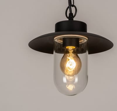 Lumidora Hanglamp 73889 - FOREST - E27 - Zwart - Metaal - Buitenlamp - IP44 - ⌀ 23 cm