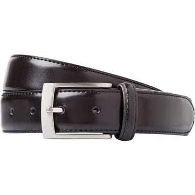 Gardeur Leren Riem Zwart / male