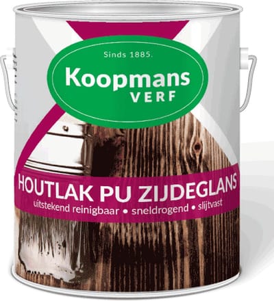 Koopmans houtlak pu zijdeglans 560 opaalwit 0.75 ltr