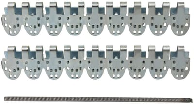 Riemenverbinder - Transportband koppeling - Band repareren - Universeel ontwerp - 650mm - Zwart