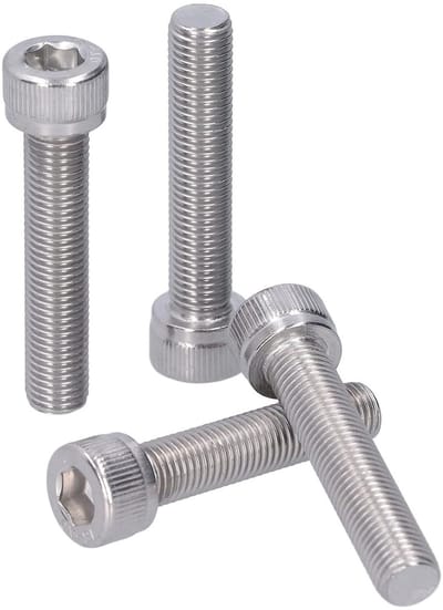 M10X1 25 Schraube 4 Stuks Hex Head Bouten A2 RVS 1.25mm Fijne Draad Bevestigingsmateriaal voor Klussen