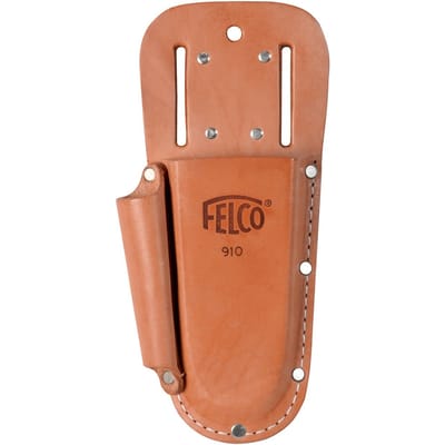 Felco 910+ Leren Holster Voor Snoeischaar En Slijpsteen Dubbelhandig