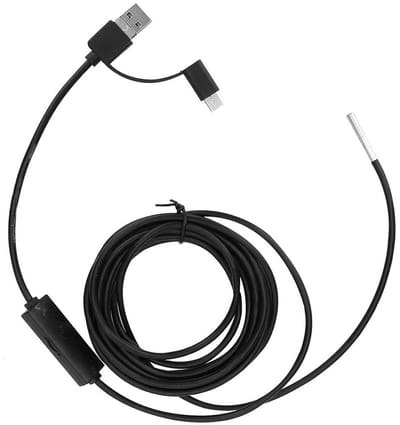 Waterdichte Digitale Endoscoop Camera met 3.9mm Lens voor Android en Type C Mobiele Telefoons - 3 in 1 Functie, 3.5m Kabel, Hoge Definitie en Industrieel Gebruik