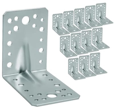 Versterkte hoekbeugels 90 x 90 x 65 x 2,5 mm - Zware montagehoek voor stabiele verbindingen
