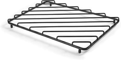 Pannenonderzetter Rechthoekig - Onderzetter Keuken - Tafel Beschermen - Gemaakt van IJzer - 40 x 25 cm - Zwart