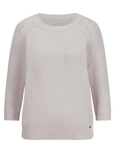 Trui ronde hals Van BASLER beige