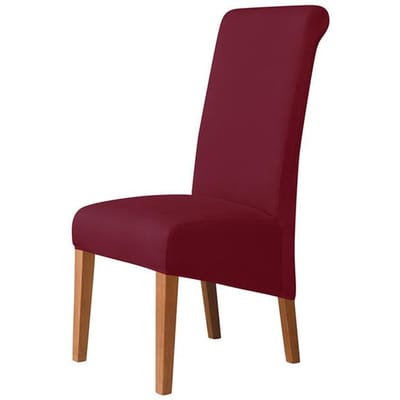 Hoge Rug & Universele Stoelhoes Voor Eetkamer Hotel Xl M Maat T Jacquard Extra Grote Stretch Spandex Stoelhoezen Wasbaar M size (45-58cm)