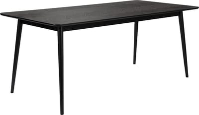 Housecraft Living Fabio Eettafel Visgraat Hout 160x80 cm Zwart