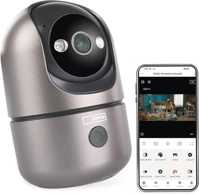 Binnen Camera - IP Camera - Huisbewaking - 4MP Resolutie - 10m Nachtzicht - Grijs