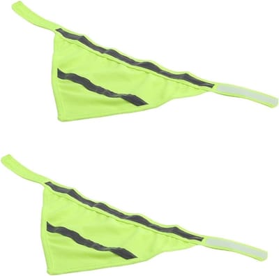 Reflecterende Honden Sjaals Set van 2, Ideaal voor Honden en Katten, Perfect voor Kamperen en Buitenactiviteiten, Maat L