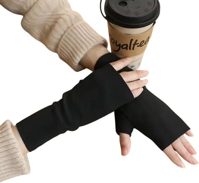 Vingerloze Handschoenen Dames Fluweel – Touchscreen Handschoenen Herfst Winter – Dunne Warme Polshandschoenen voor Fiets en Auto