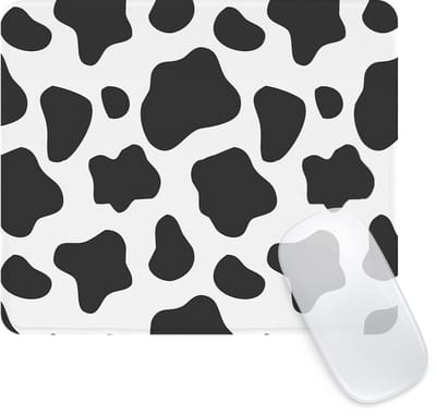 Unyqoos® Muispad met Schattig Koeienpatroon voor Kantoor en Thuisgebruik, Waterbestendig en Antislip