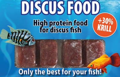 Ruto Discusfood 30% Krill diepvriesvoer | blister 100 gram | portieblokjes Diepvries