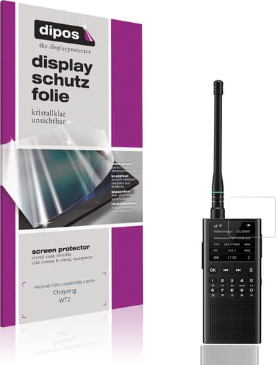 dipos – 4x Beschermfolie geschikt voor Choyong WT2 | Krasbestendige & heldere Screenprotector Ultra-Thin