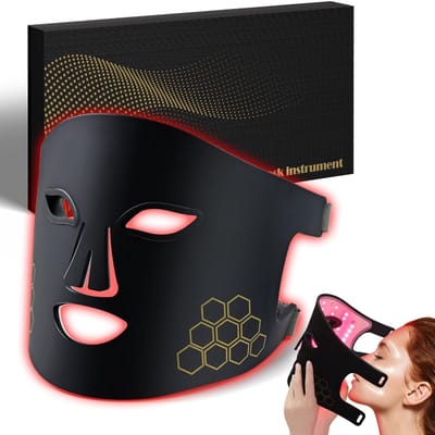 LED Gezichtmasker - gezichtsbehandeling - 72 LED - infraroodtherapie - Anti-Aging - anti rimpel - collageen booster - huidverbetering - acne behandeling – therapie - huidverjonging – Bloedcirculatie verbetering.