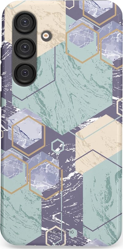 Casetastic hoesje geschikt voor Samsung Galaxy S25 Plus - Dubbellaagse bescherming - Veerkracht - Fashion Case - Zilver Crème
