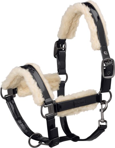 Eskadron Halster Varnish Evo-Wool Reflexx Zwart - Pony