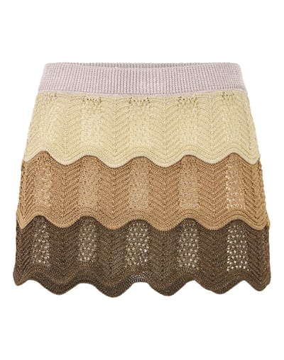 Mini Skirt Color Wave