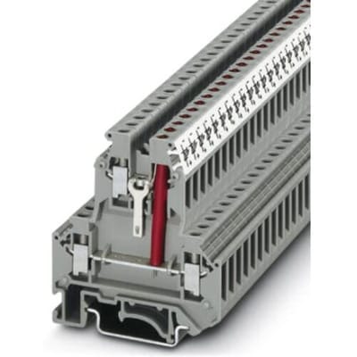 Phoenix Contact 2791320 Doorgangsserieklem 6.2 mm Schroeven Grijs 50 stuk(s)