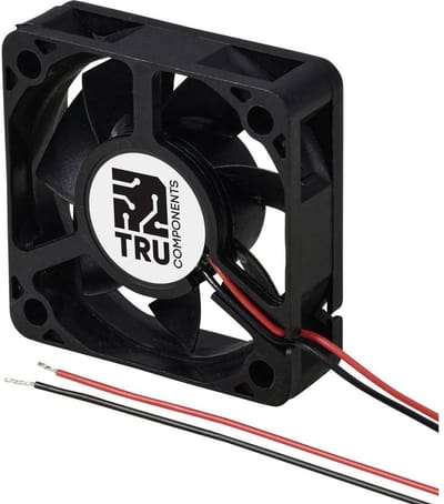 TRU COMPONENTS TC-MX5015-12V0.08A Axiaalventilator 12 V/DC 23.4 m³/h (l x b x h) 50 x 50 x 15 mm